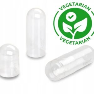 Tuščios vegetariškos kapsulės 0 dydis